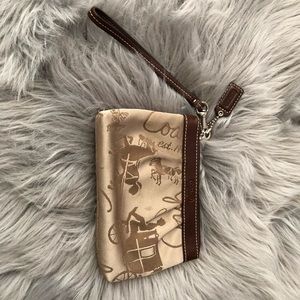 Coach wristlet wallet